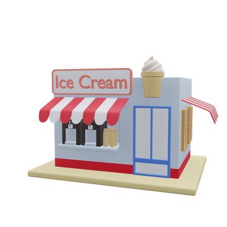 Sorveteria  3D Icon