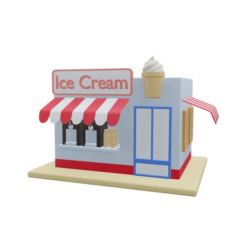 Sorveteria  3D Icon