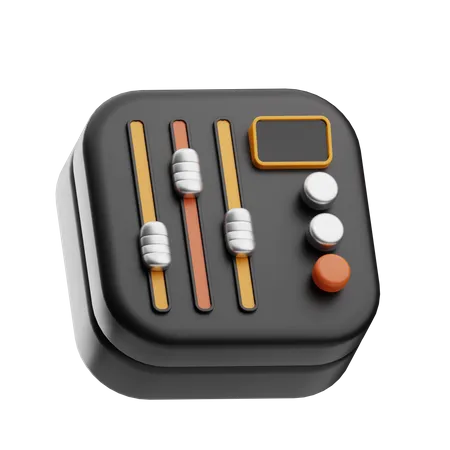 Sound Mixer  3D Icon