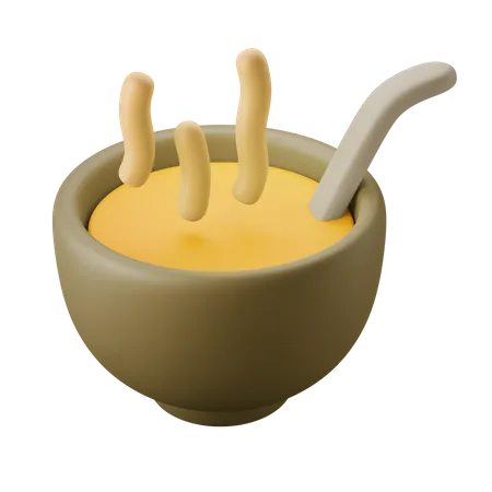 Soupe chaude  3D Icon