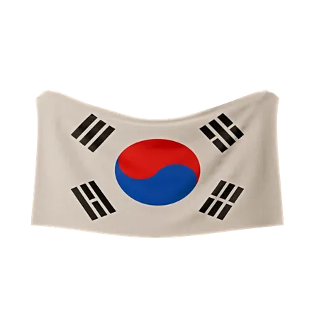 韓国の国旗  3D Icon