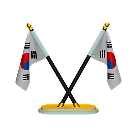 韓国の国旗  3D Icon