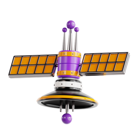 Space Probe  3D Icon