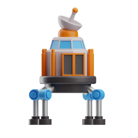 Spacecraft  3D Icon