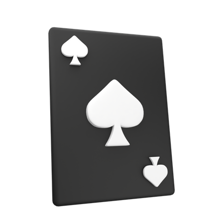 Spade Card  3D Icon