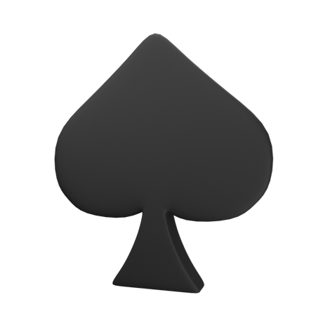 Spade Sign  3D Icon