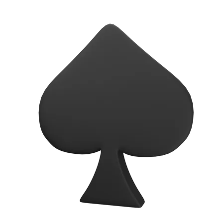 Spade Sign  3D Icon