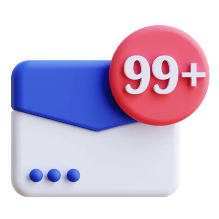 Spam Mail  3D Icon