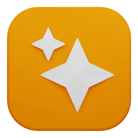 Sparkle  3D Icon