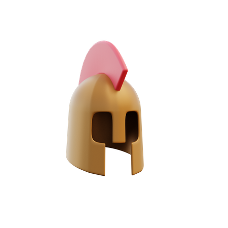 Spartan Helmet  3D Illustration