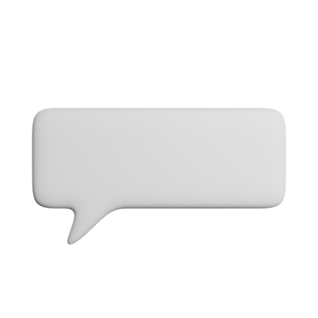 Speech Bubble  3D Icon