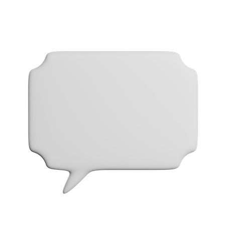 Speech Bubble  3D Icon