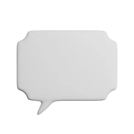 Speech Bubble  3D Icon