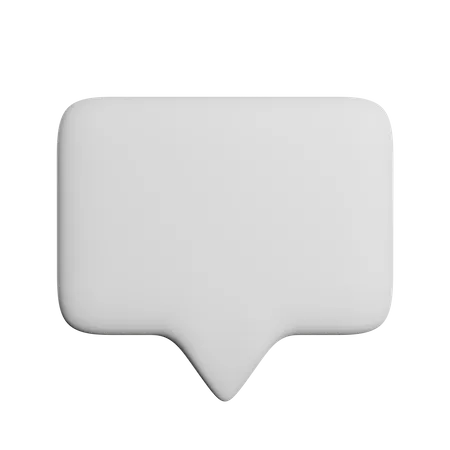 Speech Bubble  3D Icon