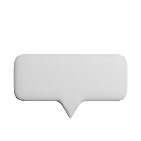 Speech Bubble  3D Icon