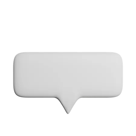 Speech Bubble  3D Icon