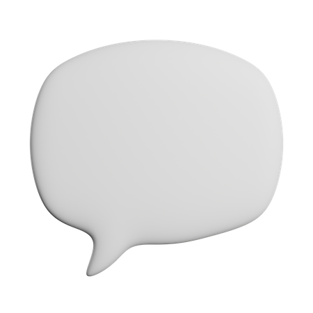 Speech Bubble  3D Icon