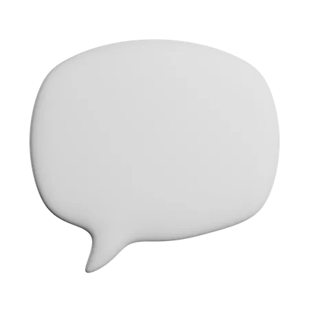 Speech Bubble  3D Icon