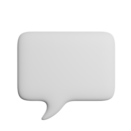 Speech Bubble  3D Icon