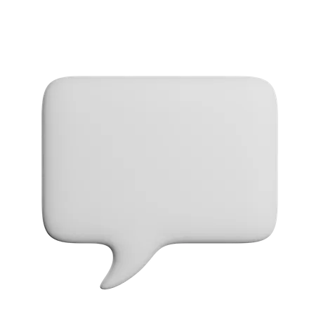 Speech Bubble  3D Icon