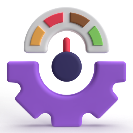 Speed Management  3D Icon