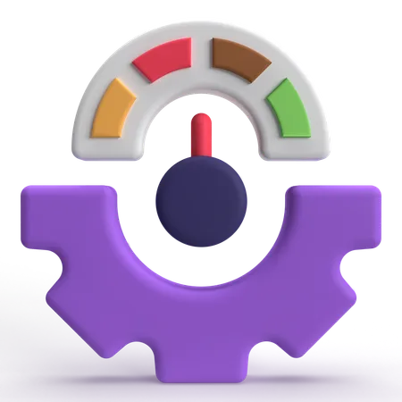 Speed Management  3D Icon