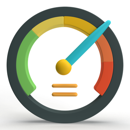 Speed Test  3D Icon