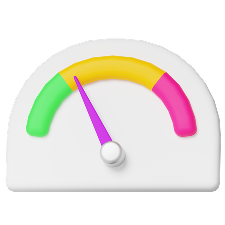 Speedometer  3D Icon