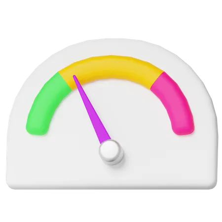 Speedometer  3D Icon