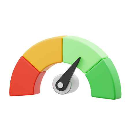 Speedometer  3D Icon