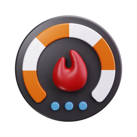 Speedometer  3D Icon