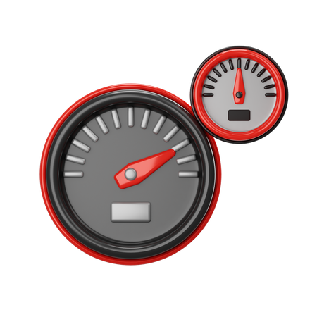 Speedometer  3D Icon