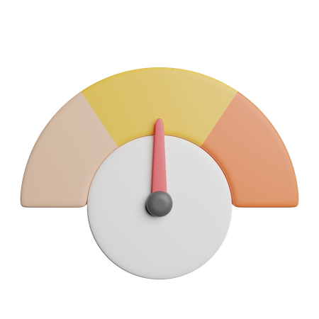 Speedometer  3D Icon