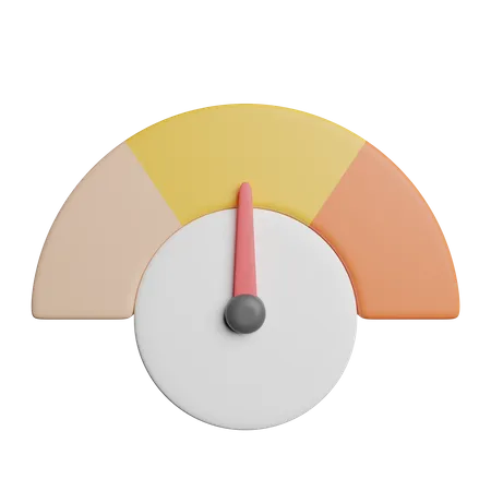 Speedometer  3D Icon