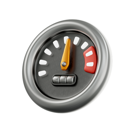 Speedometer  3D Icon