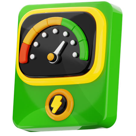 Speedometer  3D Icon