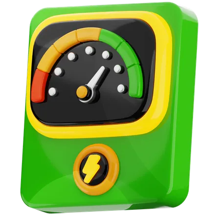 Speedometer  3D Icon