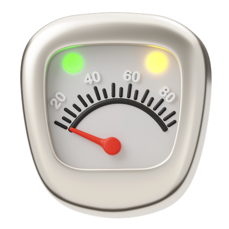 Speedometer  3D Icon