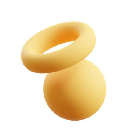 Sphere with halo  3D Illustration