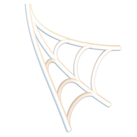 Spider Web  3D Illustration