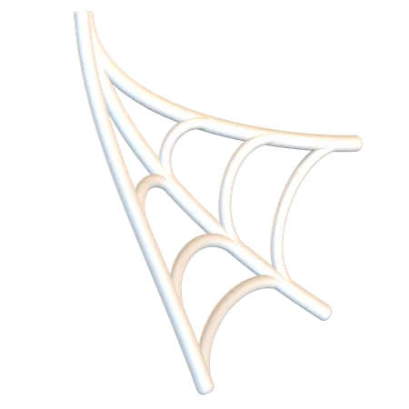 Spider Web  3D Illustration