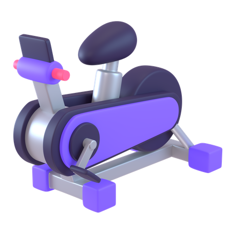 Spin Bike  3D Icon