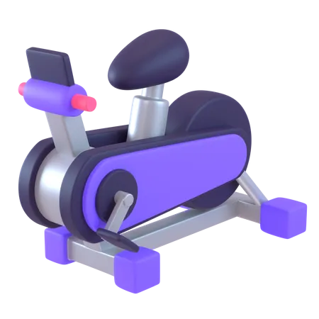 Spin Bike  3D Icon