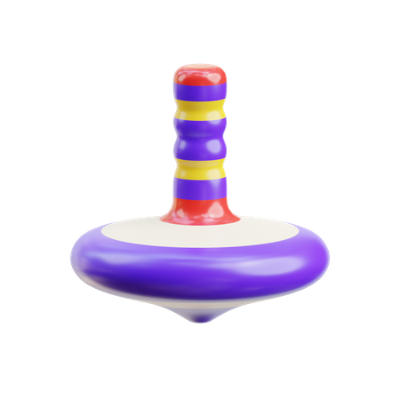 Spinning Top  3D Icon