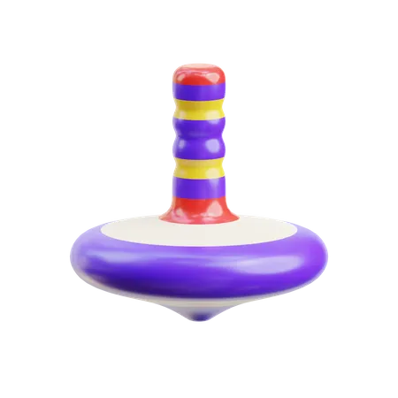 Spinning Top  3D Icon