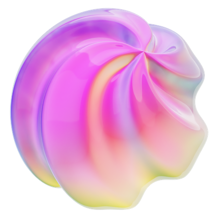 Spiral Abstract Shape  3D Icon