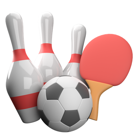 Sports Equipment  3D Icon