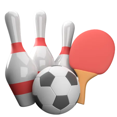 Sports Equipment  3D Icon