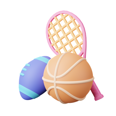 Sports equipment  3D Icon