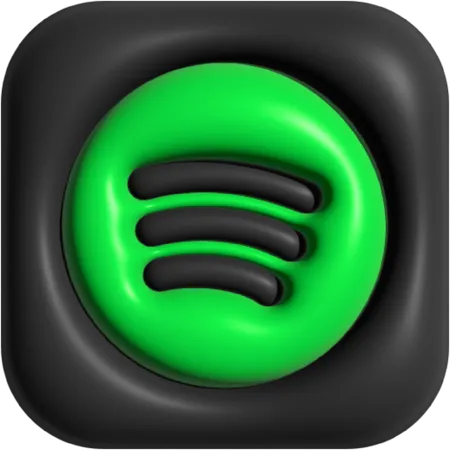 Spotify  3D Icon